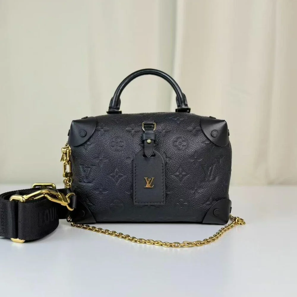 Louis Vuitton Black Empreinte Leather Shoulder Bag Crossbody - Picture 1 of 9